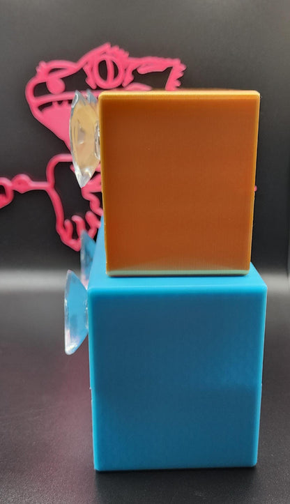 3D Printed Crested Gecko Hide Ledge: Suction Cup Mount